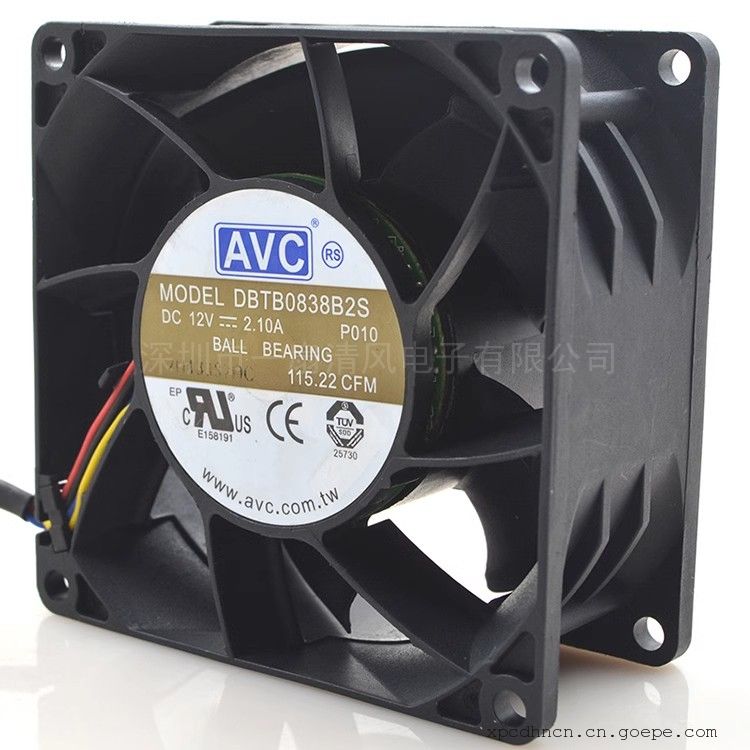 AVC 8076 12V 4.2A 8cmתٱ˫DBTB0838B2S