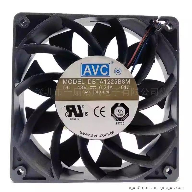 AVCԭװ 48V 0.24A 12CM 12025 ߱ƵɢȷDBTA1225B8M