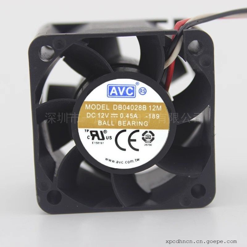 AVCԭװ 12V 0.45A 4028 4CM ߲˫ɢȷDB04028B12M