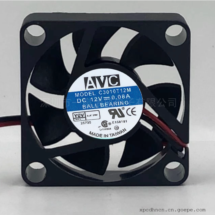 AVCԭװ DC12V 0.08A 3 С СɢȷC3010T12M