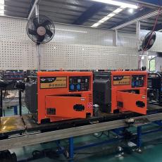 翰丝便携柴油静音发电机 220V/380V功率 户外工业应急用电冷风四冲程HS6800T-ATS