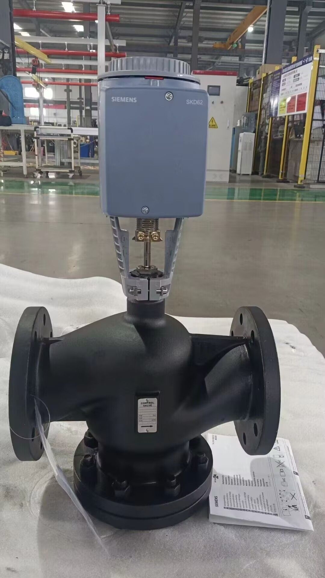 西门子VVQT45.100 VVQT43.100混装调节阀+SKD62 SKD60液压执行器