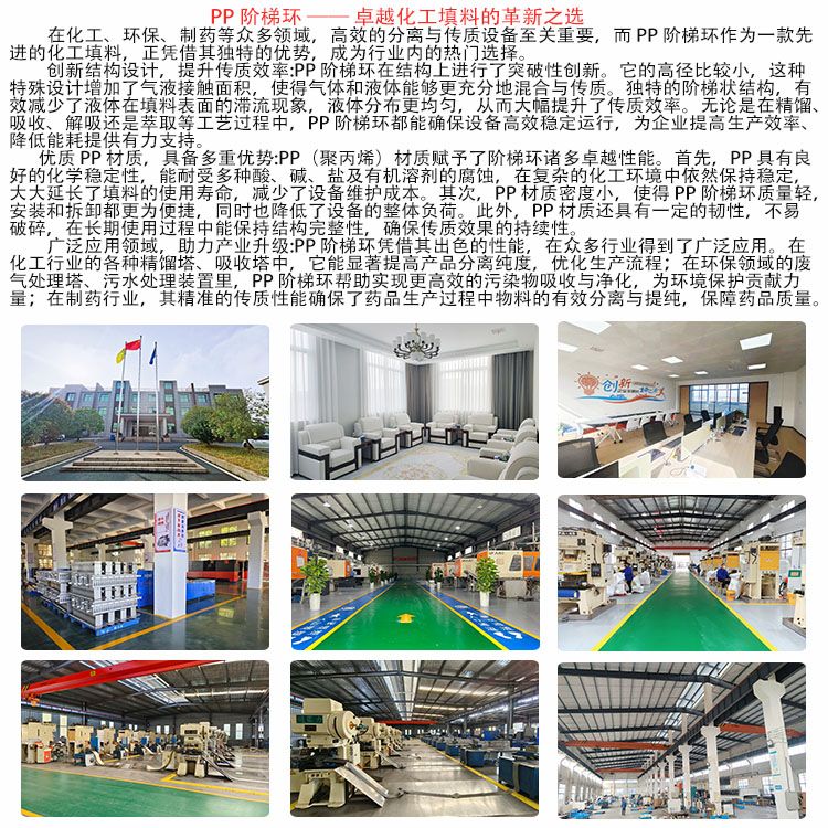 科隆填料PP阶梯环 精馏、 吸收卓越化工塔的革新之选DN76