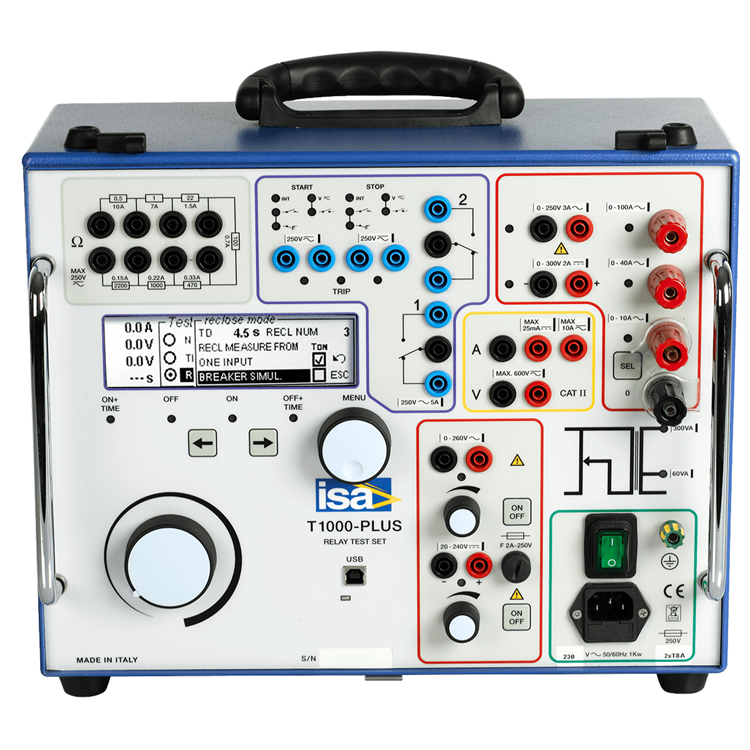 意大利ISA T 1000 PLUS二次注入繼電器測試 意大利ISA T 1000 PLUS二次注入繼電器測試