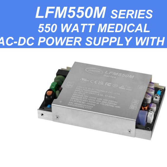 CINCON效率94%AC-DC模块电源LFM550M120C LFM5550M240C LFM550M280C LFM550M360C