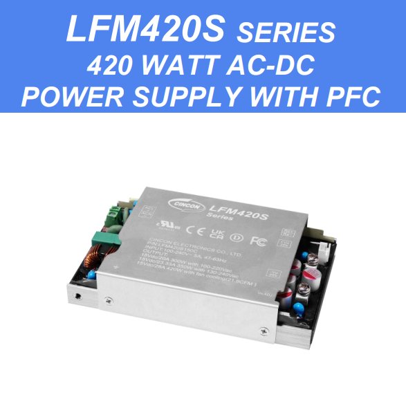 CINCON效率94%AC-DC模块电源LFM550M120C LFM5550M240C LFM550M280C LFM550M360C