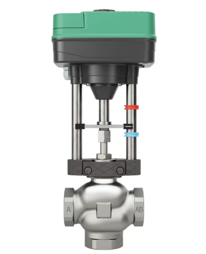 百通VFC61.50不锈钢调节阀 304 CF8螺纹连接 两通、三通座阀
