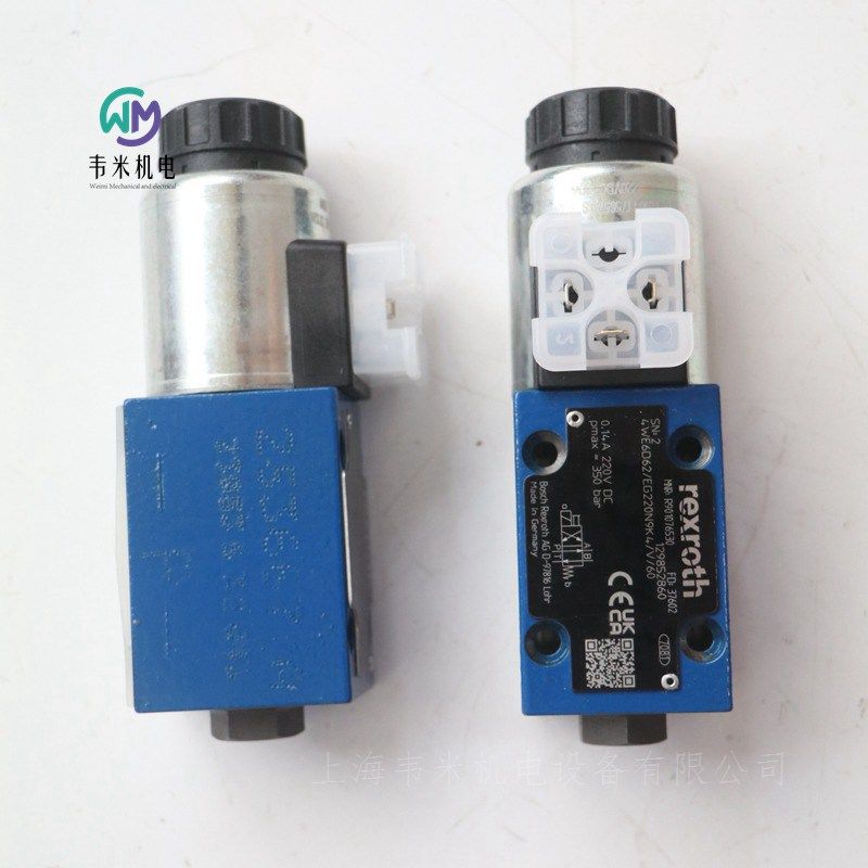 REXROTH电磁阀原装进口4WE6D62/EG220N9K4/V/60