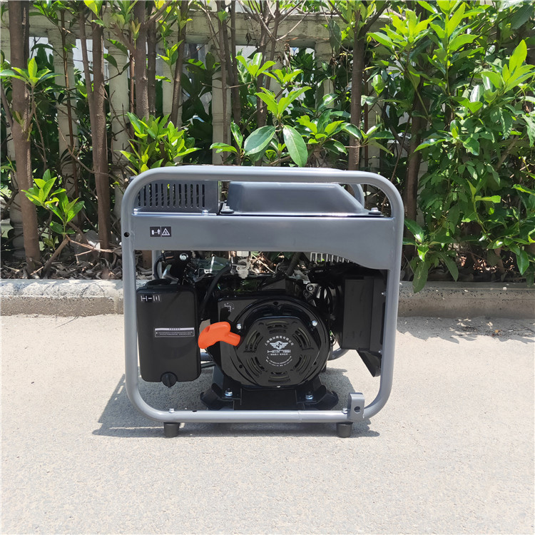 翰丝3.8KW汽油发电机数码变频开架款 便携耐用家用220V小型轻便型HS4000