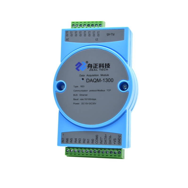 Ƽ̫ ModbusTCP 8DI/8DO ɼDAQM-1300