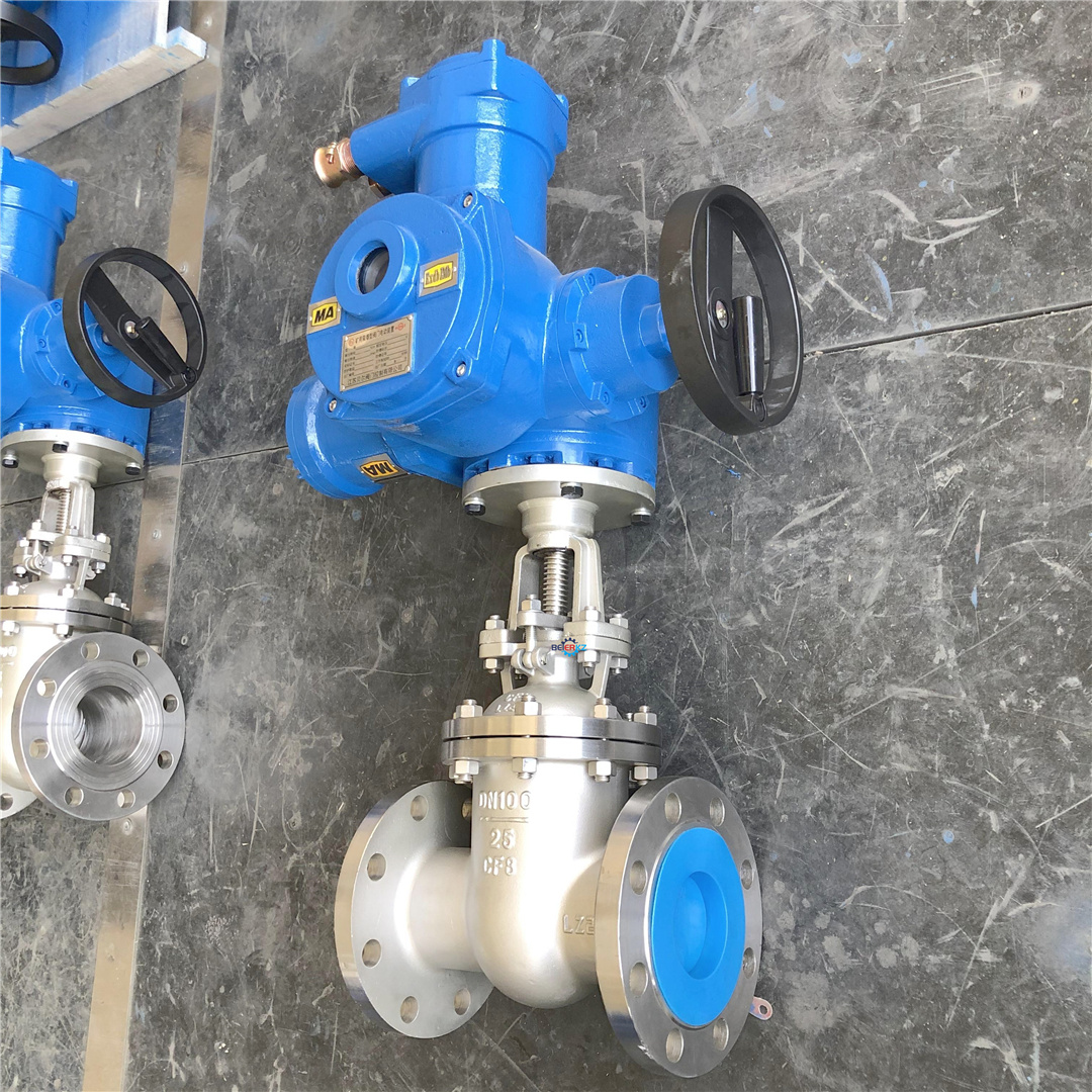 BERREZ941W 25P DN100矿用不锈钢防爆电动闸阀
