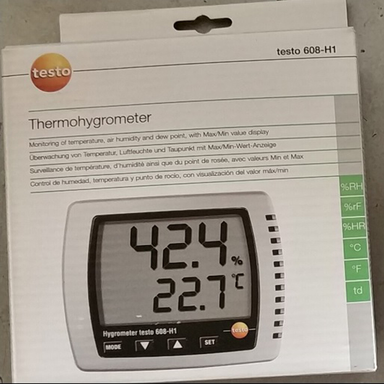 德图数显温湿度计TESTO 608-H1