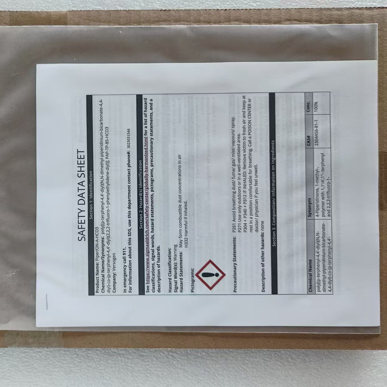 VersogenӽĤPiperION-A80-HCO3