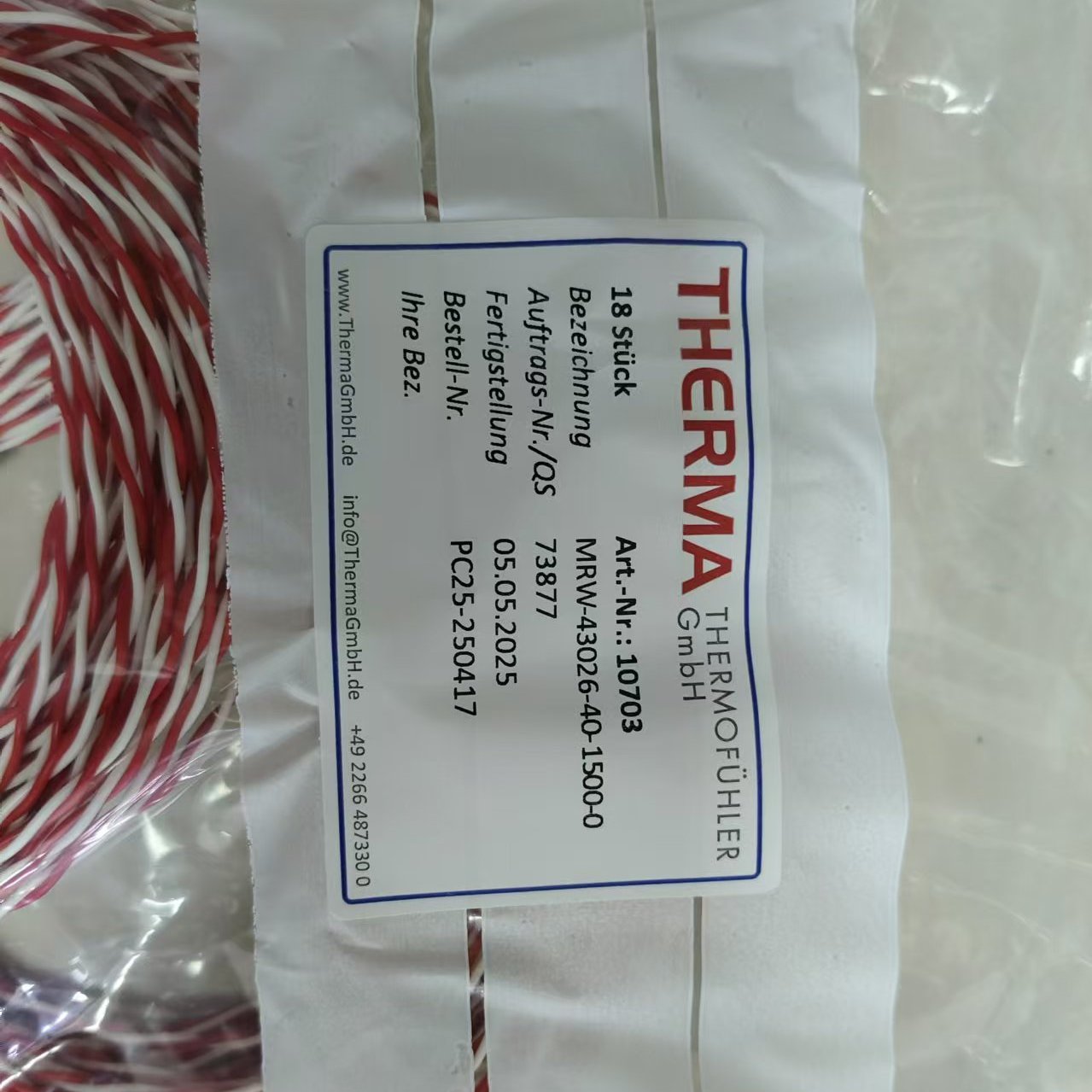 THERMAȴMRW-43026-40-1500-0