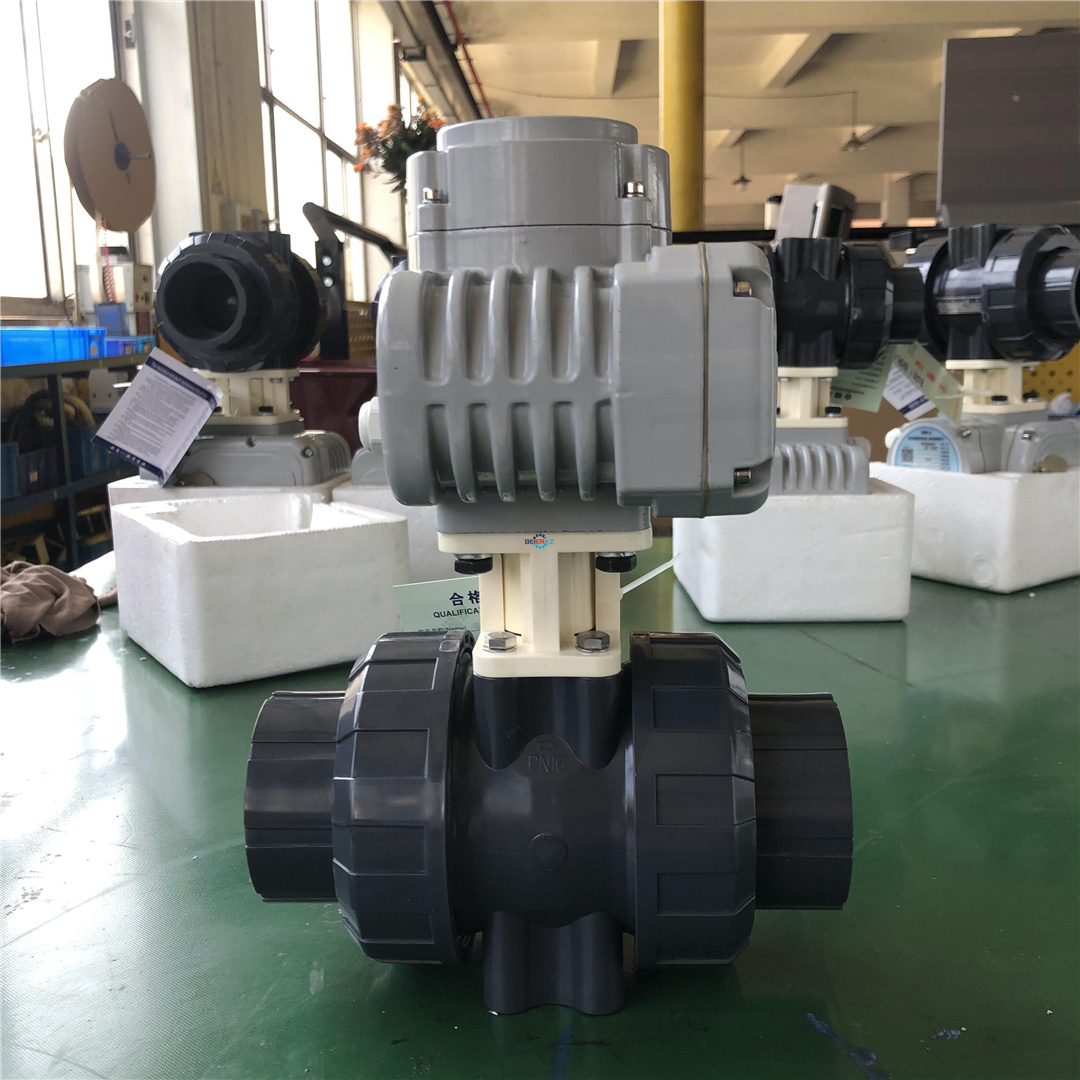 BERRE精小型普通开关型电动塑料球阀Q941F 1.0U DN50