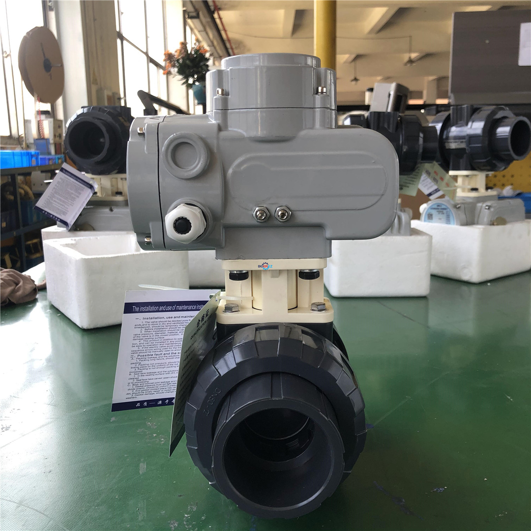 BERRE精小型普通开关型电动塑料球阀Q941F 1.0U DN50