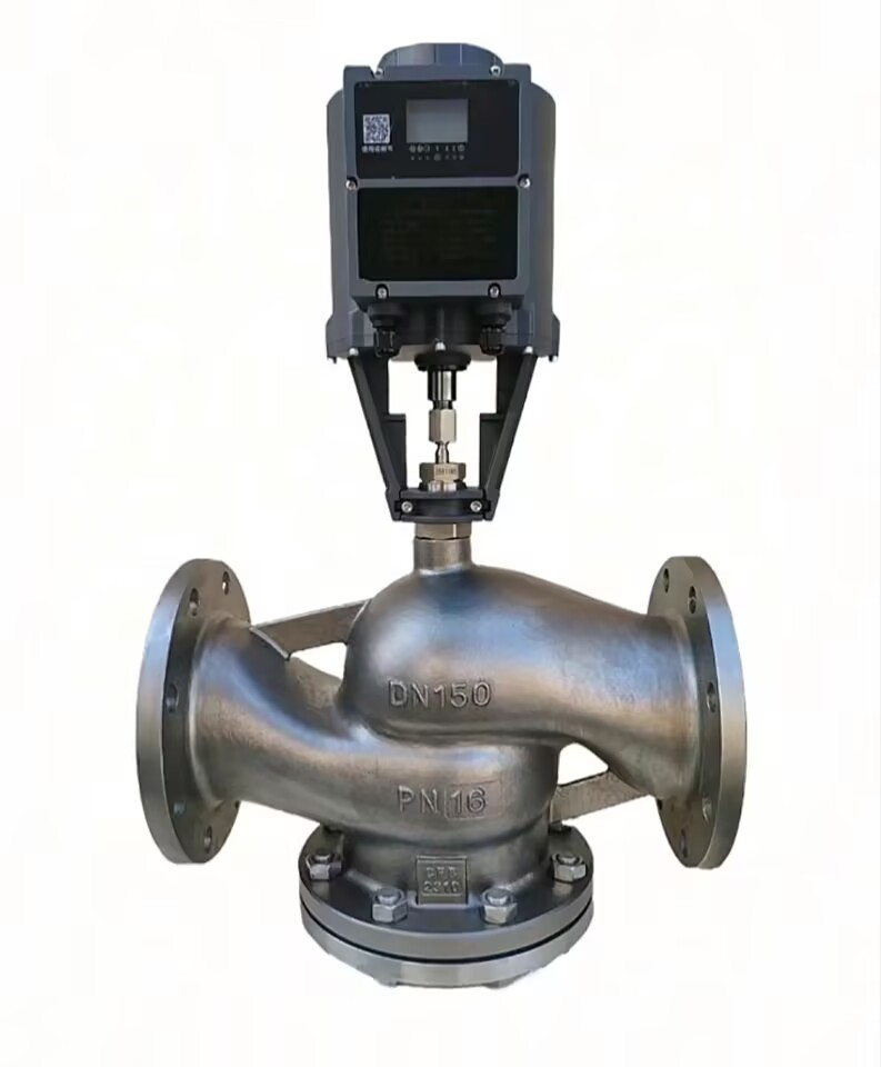 百通VVC43.150不锈钢304两通、三通调节阀+DLB465执行器