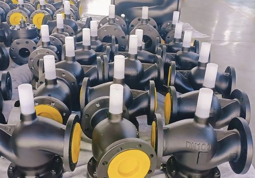 比例积分电动调节阀 电动二通 三通水阀 西门子电动阀VVQT42.80