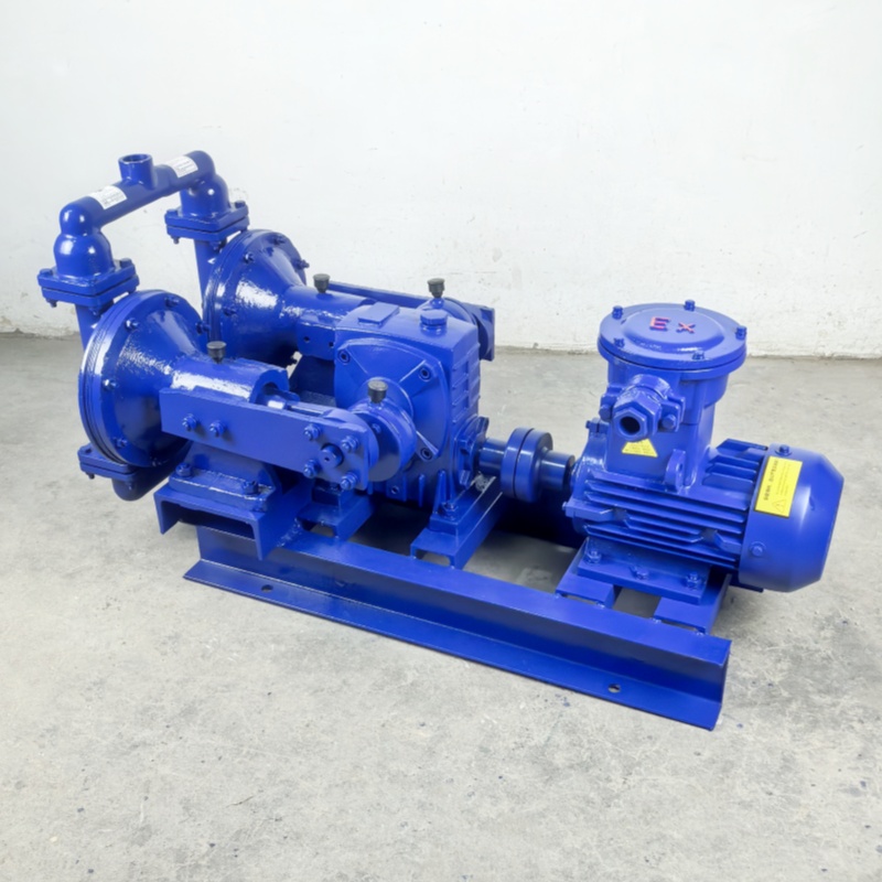 Shangwu Fluid Stainless steel 316L turbine explosion-proof electric diaphragm pump, corrosion-resistant DBY-25RL 