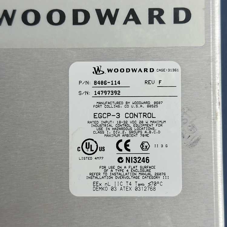 WOODWARDֵ¿EGCP-3ưģ8406-114