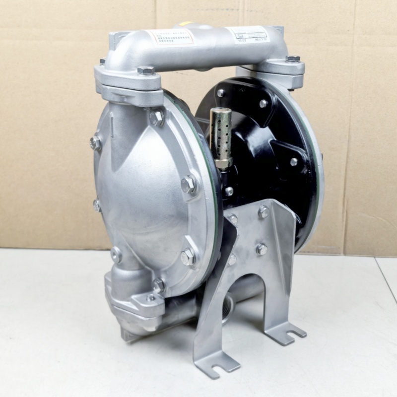 Shangwu Fluid Stainless steel 316L pneumatic diaphragm pump resistant to acid, alkali and corrosion QBY4-25RL 
