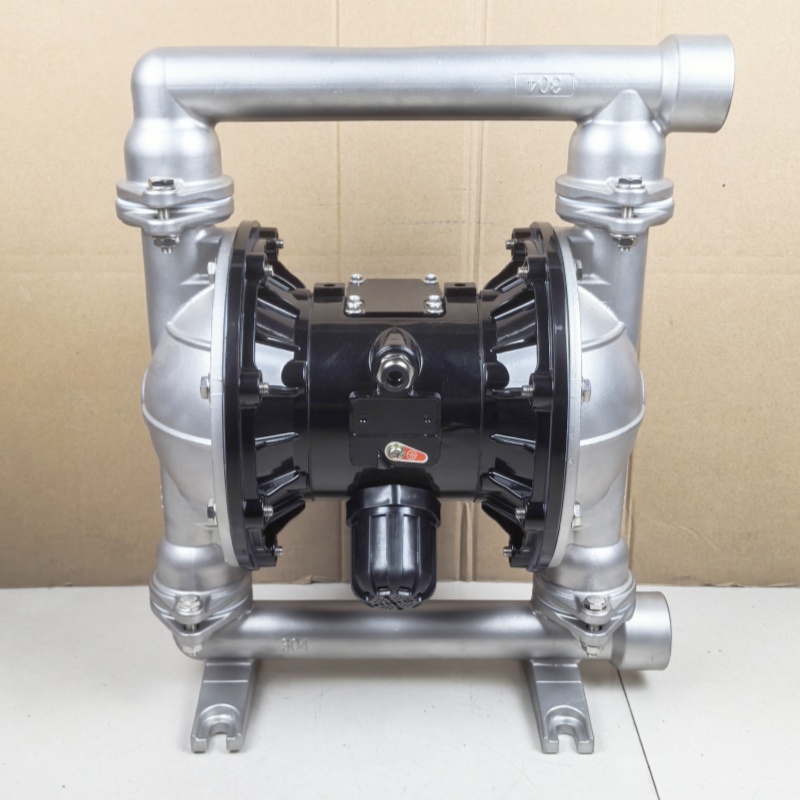 Shangwu Fluid Stainless steel pneumatic diaphragm pump for corrosion-resistant sewage transportation QBY-40P 