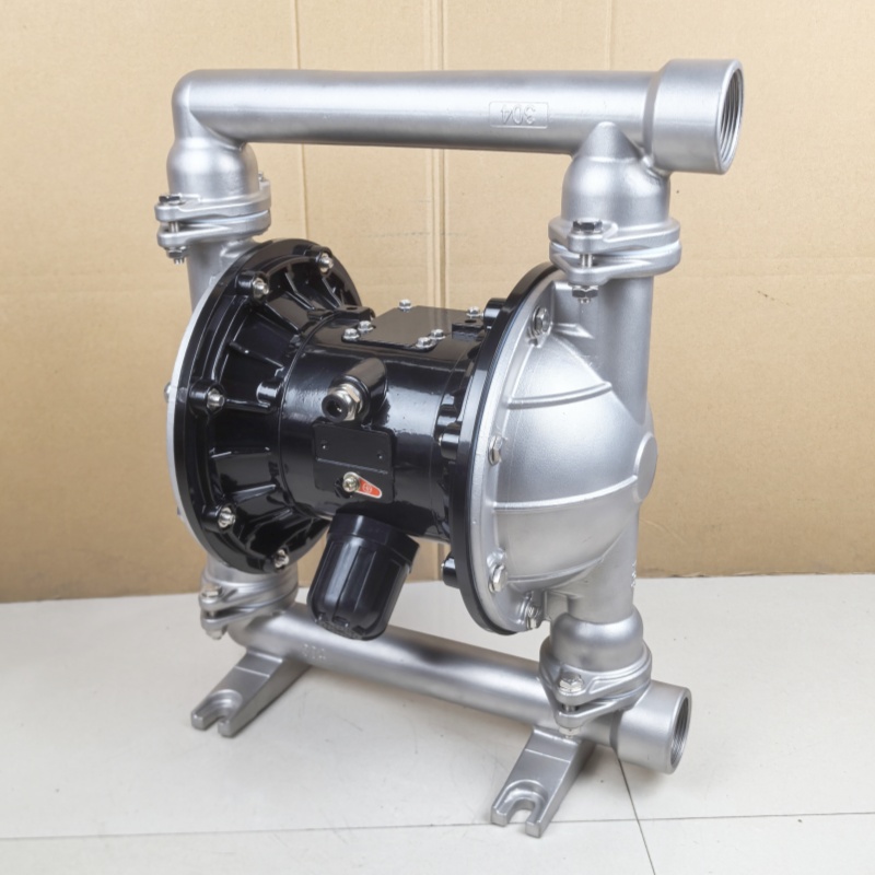 Shangwu Fluid Stainless steel pneumatic diaphragm pump for corrosion-resistant sewage transportation QBY-40P 