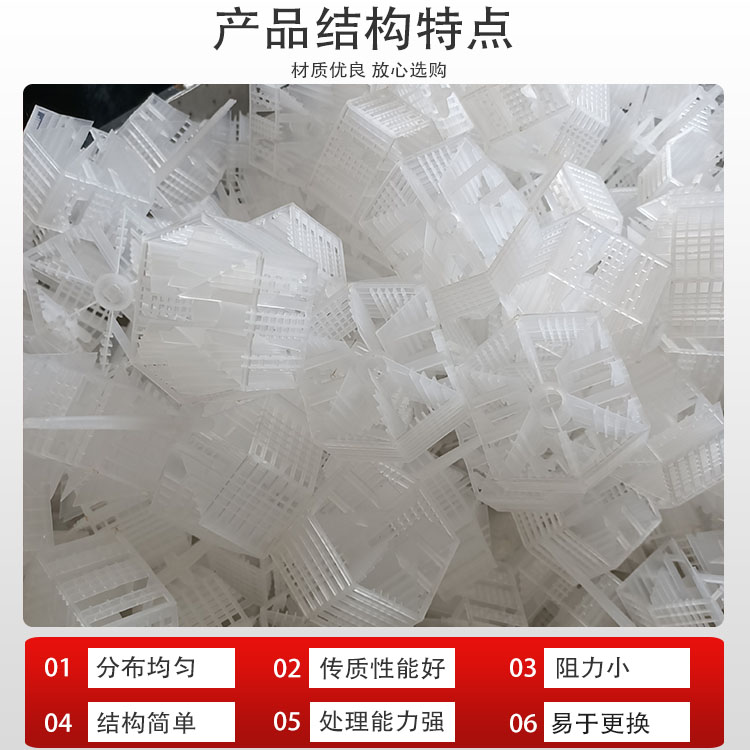 科隆填料聚丙烯PP菱环 化工、环保、石油DN80