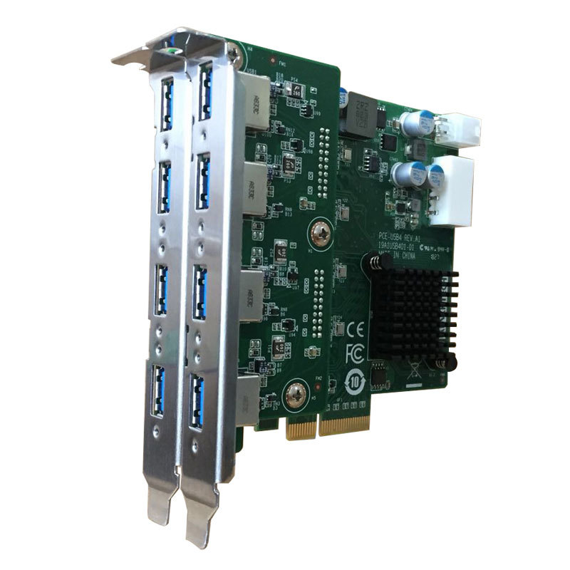 лPCE-USB8ԭװ 8˿PCIEӿ USB 3.0չͨѶȫֻ