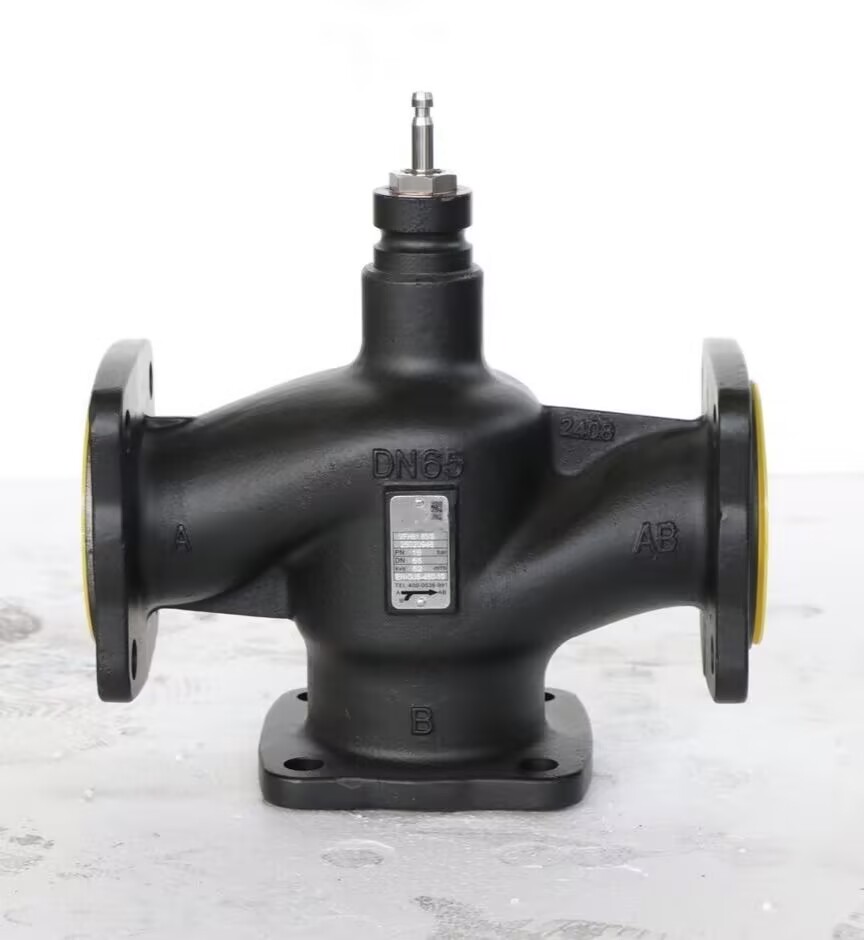 三通水阀,球墨铸铁材质 西门子连接 PN16VXQT42.65