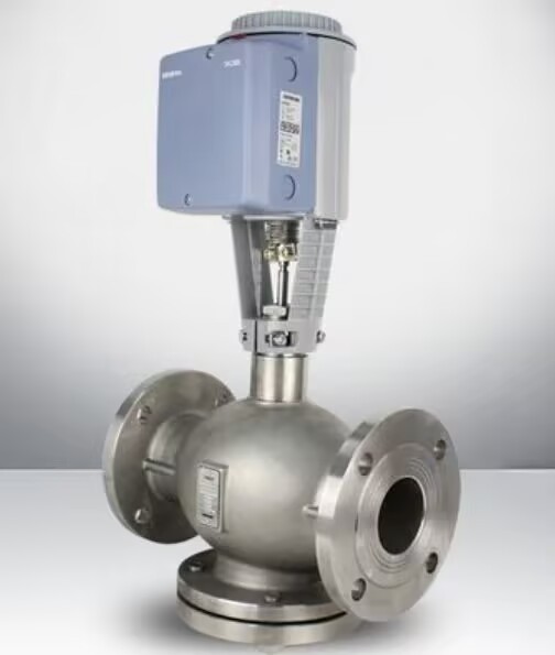 VVC45.80不锈钢304两通、三通调节阀 配套西门子执行器SKD60