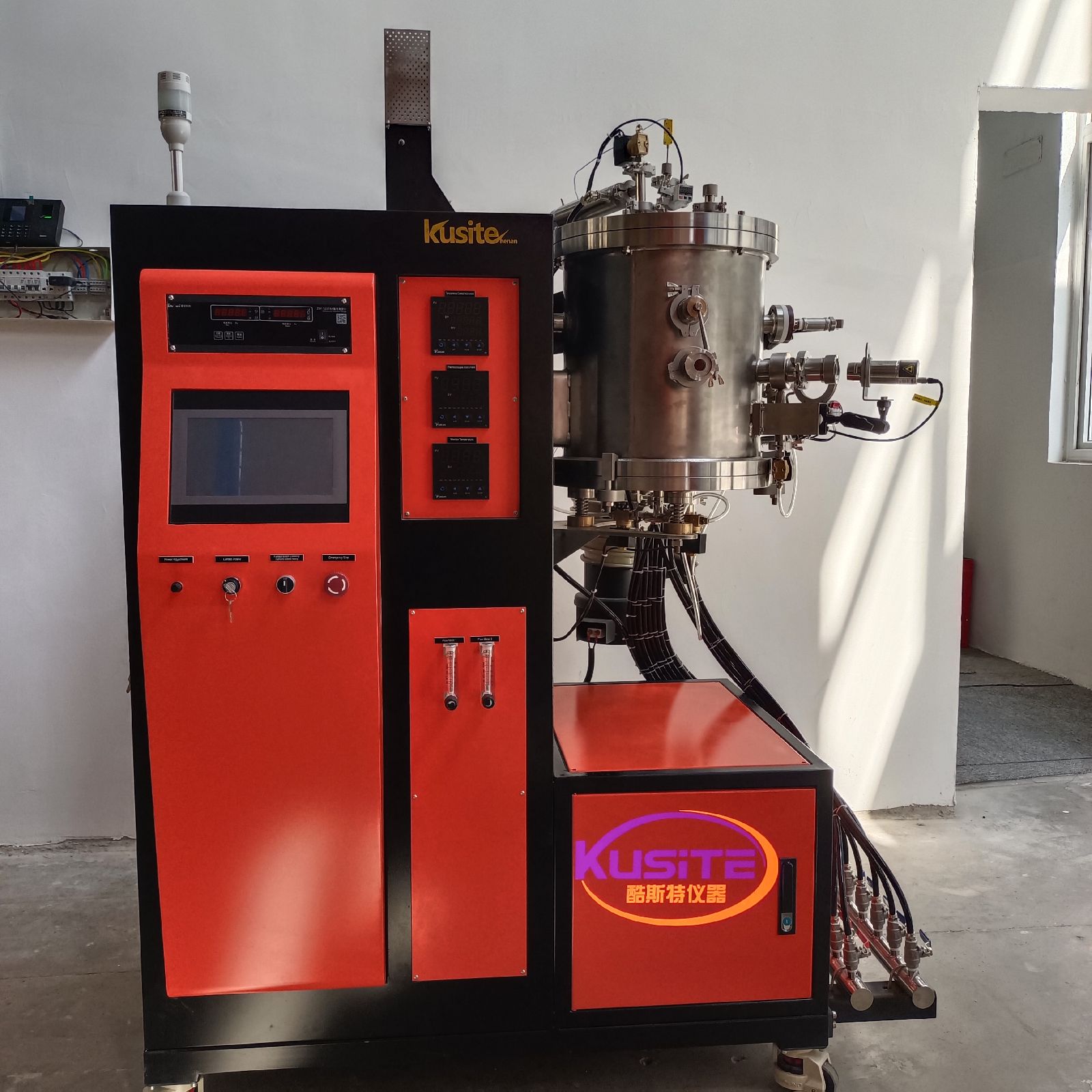 酷斯特科技真空立式石墨炉 发热体 可达2300℃ 真空钼丝烧结炉KZM-10-12