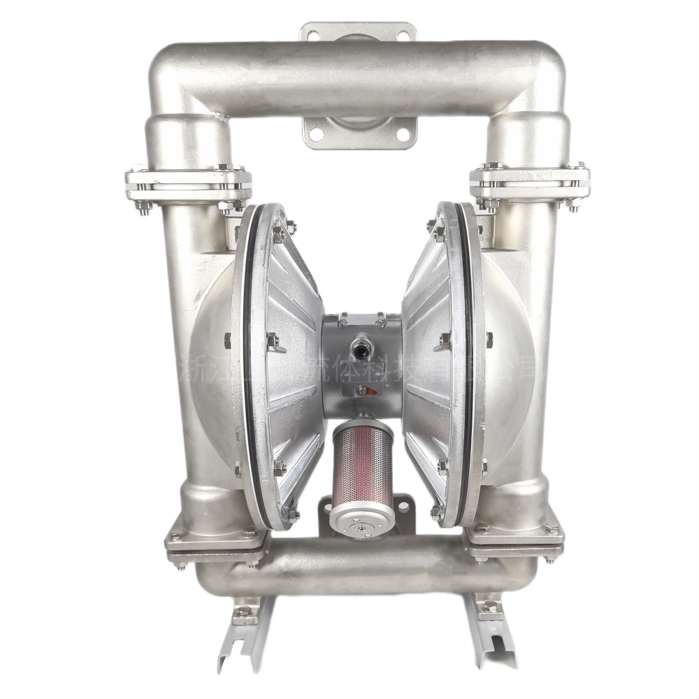 Shangwu Fluid Stainless steel pneumatic diaphragm pump for corrosion-resistant sewage transportation QBY-100P 