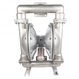 Shangwu Fluid Stainless steel pneumatic diaphragm pump for corrosion-resistant sewage transportation QBY-100P 