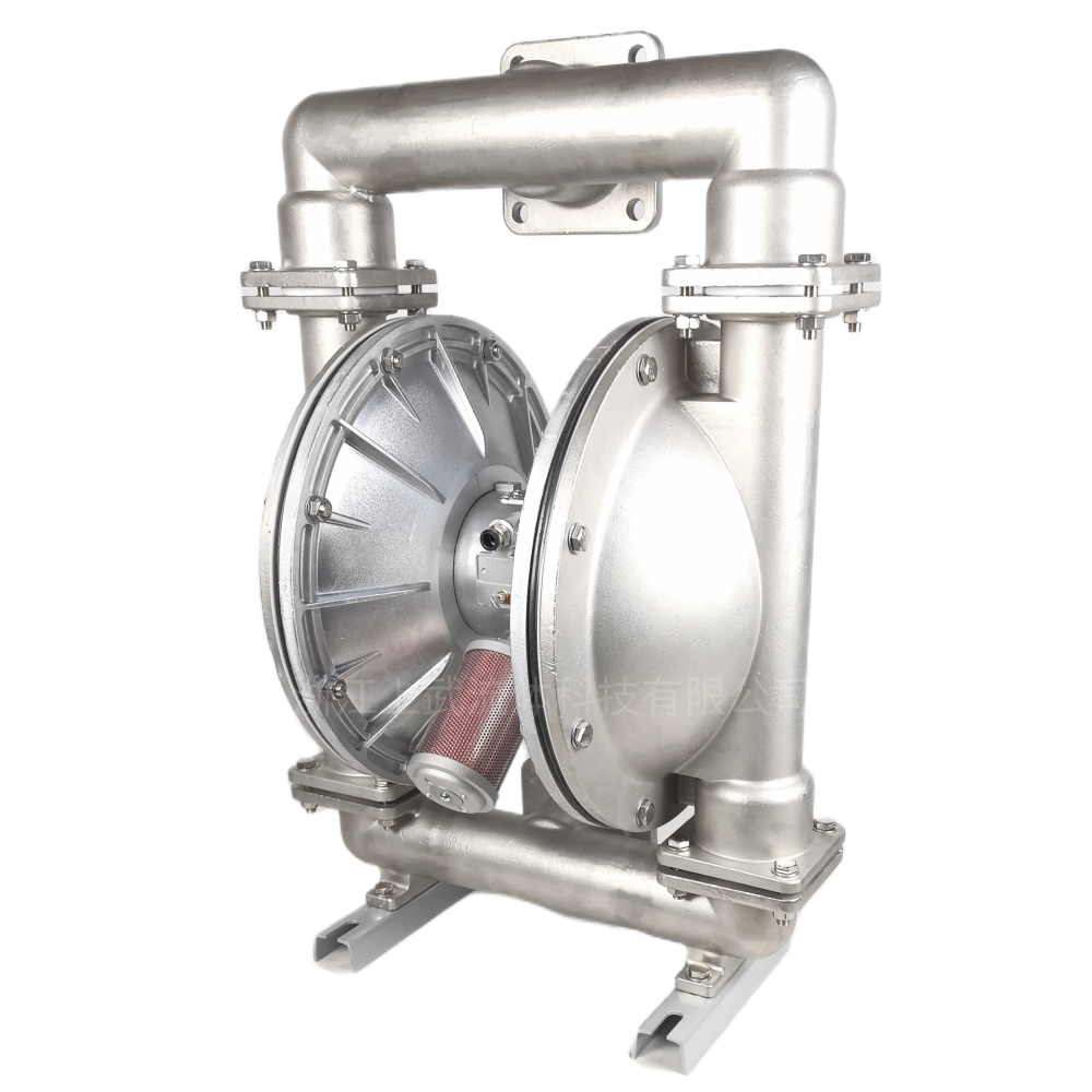 Shangwu Fluid Stainless steel pneumatic diaphragm pump for corrosion-resistant sewage transportation QBY-100P 