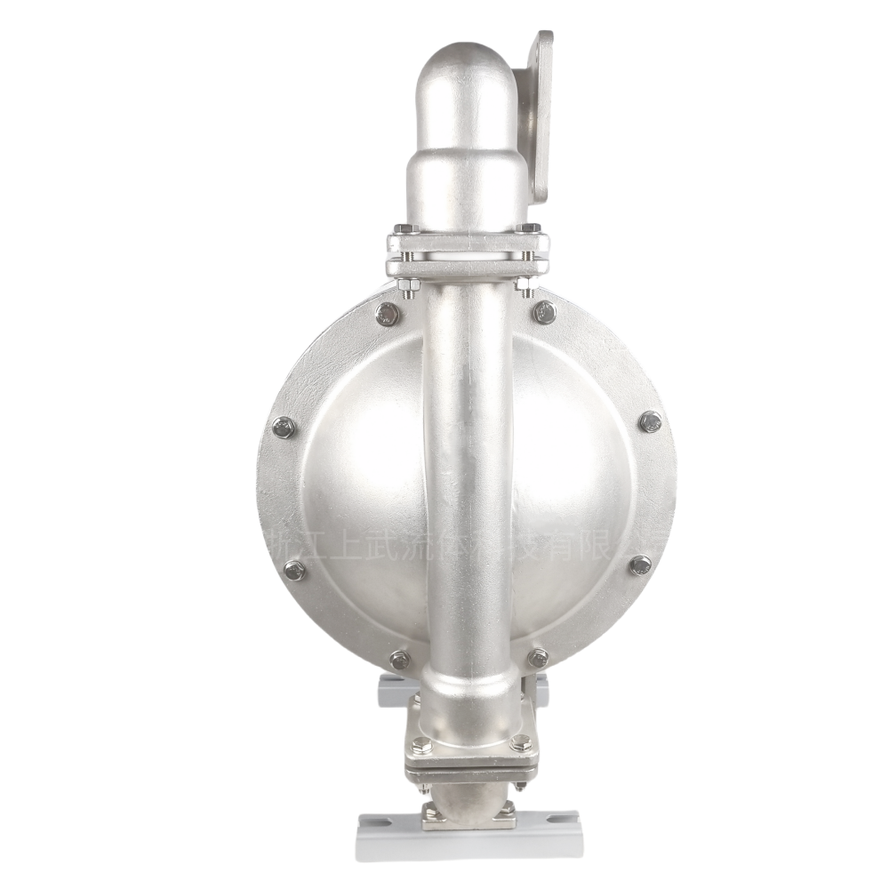 Shangwu Fluid Stainless steel pneumatic diaphragm pump for corrosion-resistant sewage transportation QBY-100P 