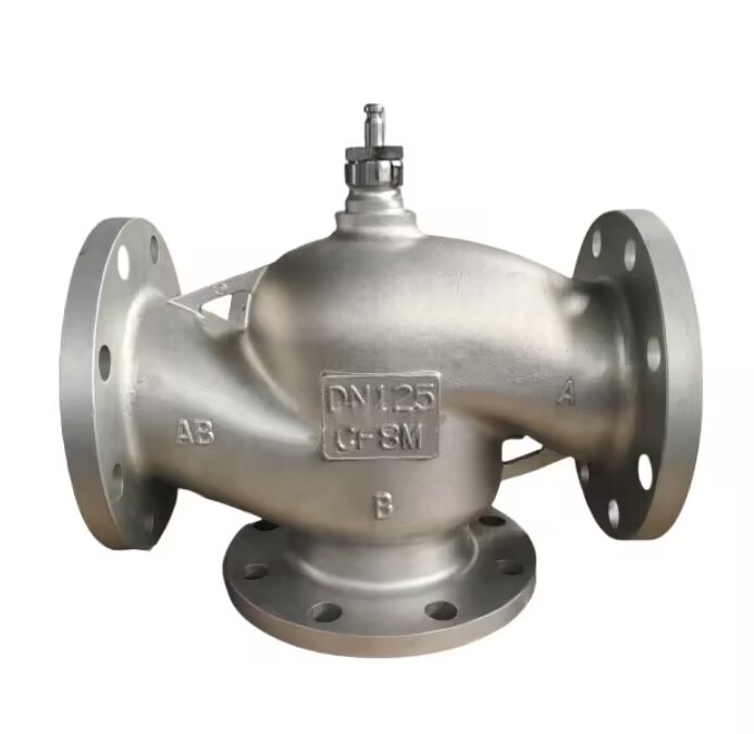 VXC61不锈钢 316 304三通 DN125 不锈钢阀体 冷热汽水专用