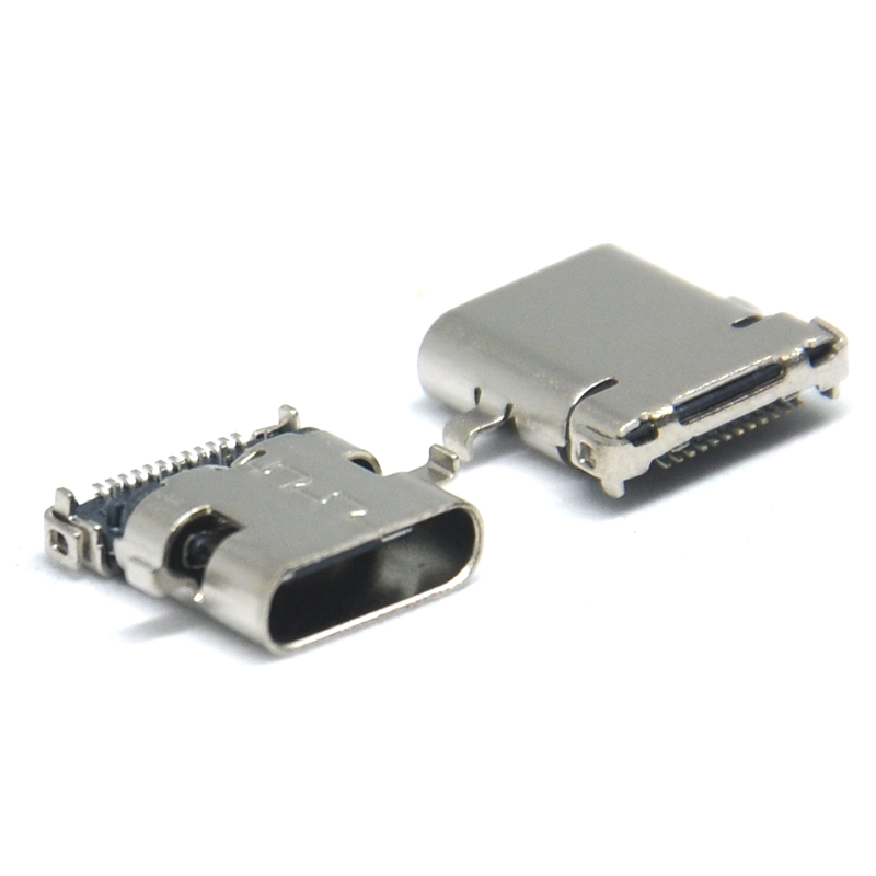 骿ƼTYPE-C16Pinĸ0.8 1.6mm ޵㺸USB๦type-cĸͷ