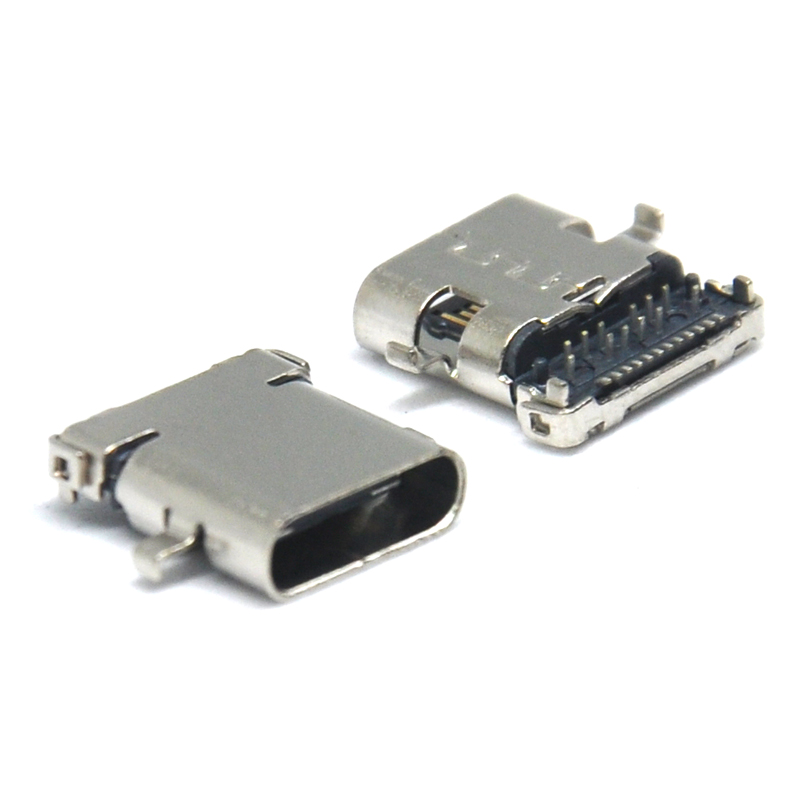 骿ƼTYPE-C16Pinĸ0.8 1.6mm ޵㺸USB๦type-cĸͷ