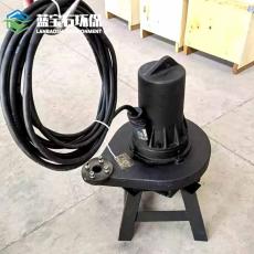 带水安装潜水爆气机 沉底式污水充氧曝气器QXB1.5kw蓝宝石环保