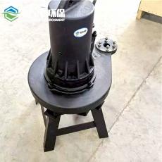 自吸式潜水离心曝气机碳钢防腐支架 水下增氧泵QXB4kw蓝宝石
