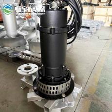ZQXB型带滤网钢管焊接式潜水曝气机 液下离心爆气器蓝宝石
