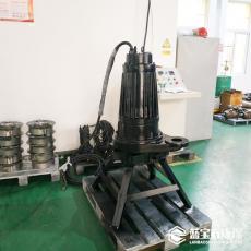 自吸潜水离心曝气泵 沉底式微气泡水下增氧充氧机QXB蓝宝石环保