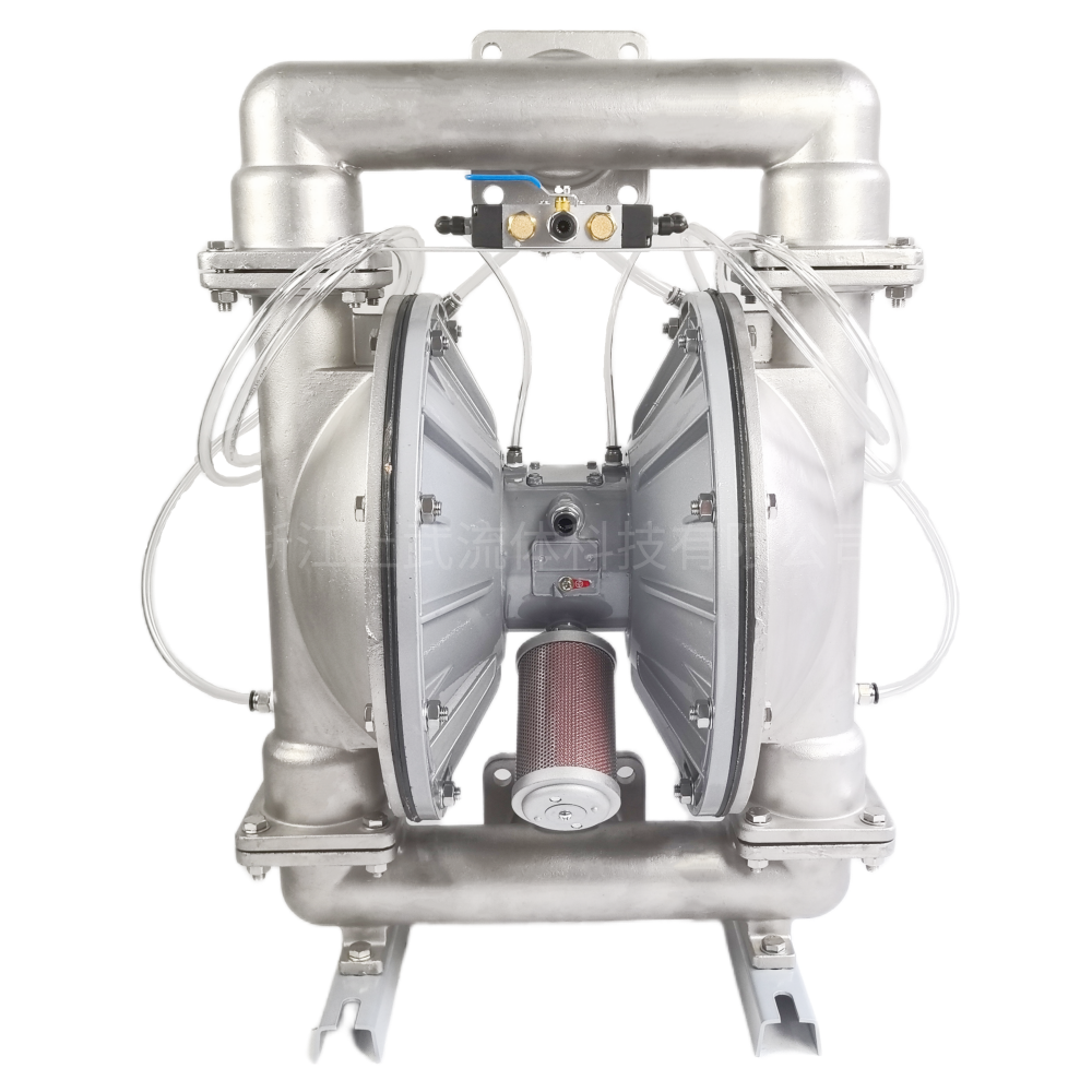 Shangwu Fluid Stainless steel pneumatic powder conveying diaphragm pump QBF-100P 