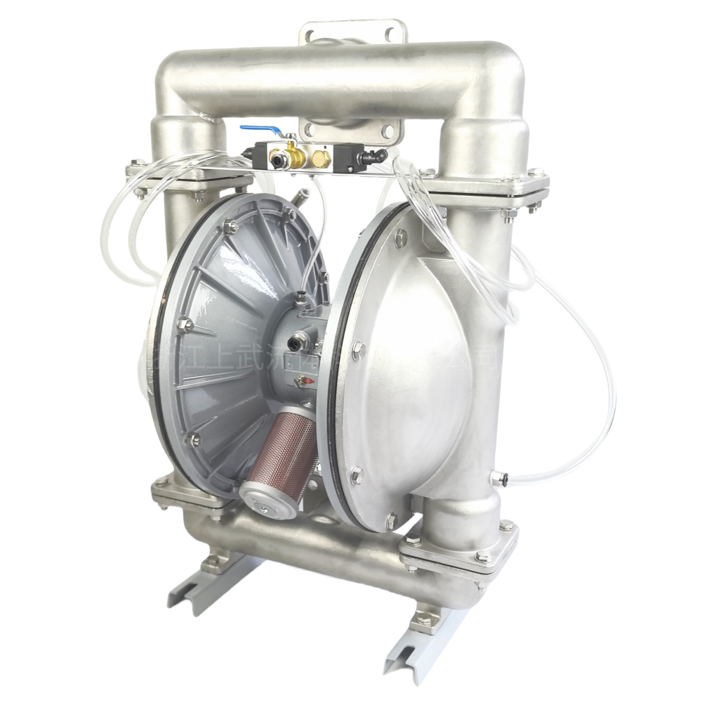 Shangwu Fluid Stainless steel pneumatic powder conveying diaphragm pump QBF-100P 