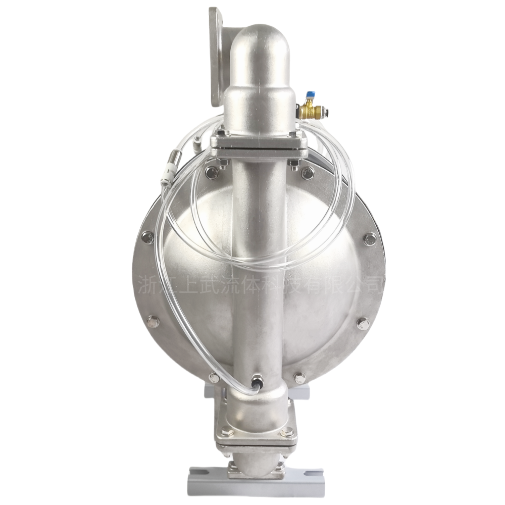 Shangwu Fluid Stainless steel pneumatic powder conveying diaphragm pump QBF-100P 