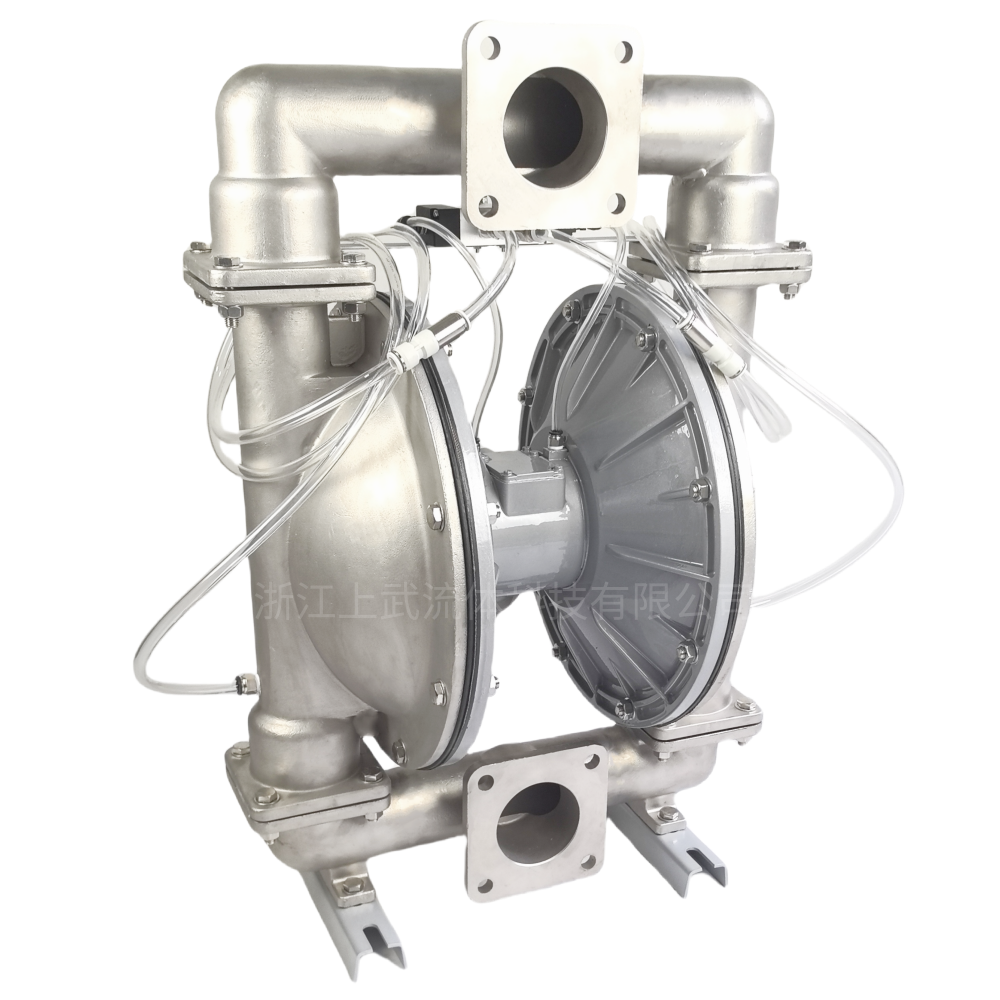 Shangwu Fluid Stainless steel pneumatic powder conveying diaphragm pump QBF-100P 