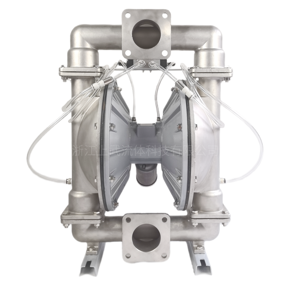 Shangwu Fluid Stainless steel pneumatic powder conveying diaphragm pump QBF-100P 