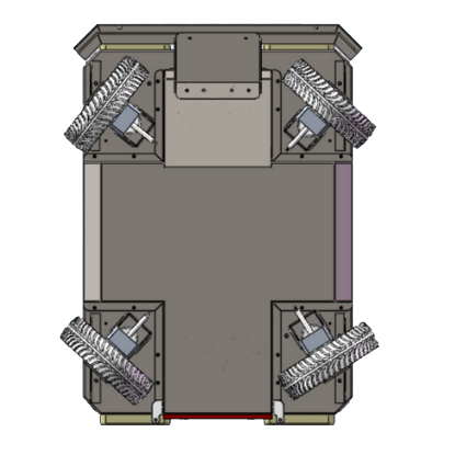 智易时代四轮四驱移动机器人底盘ZWIN-PATROL06