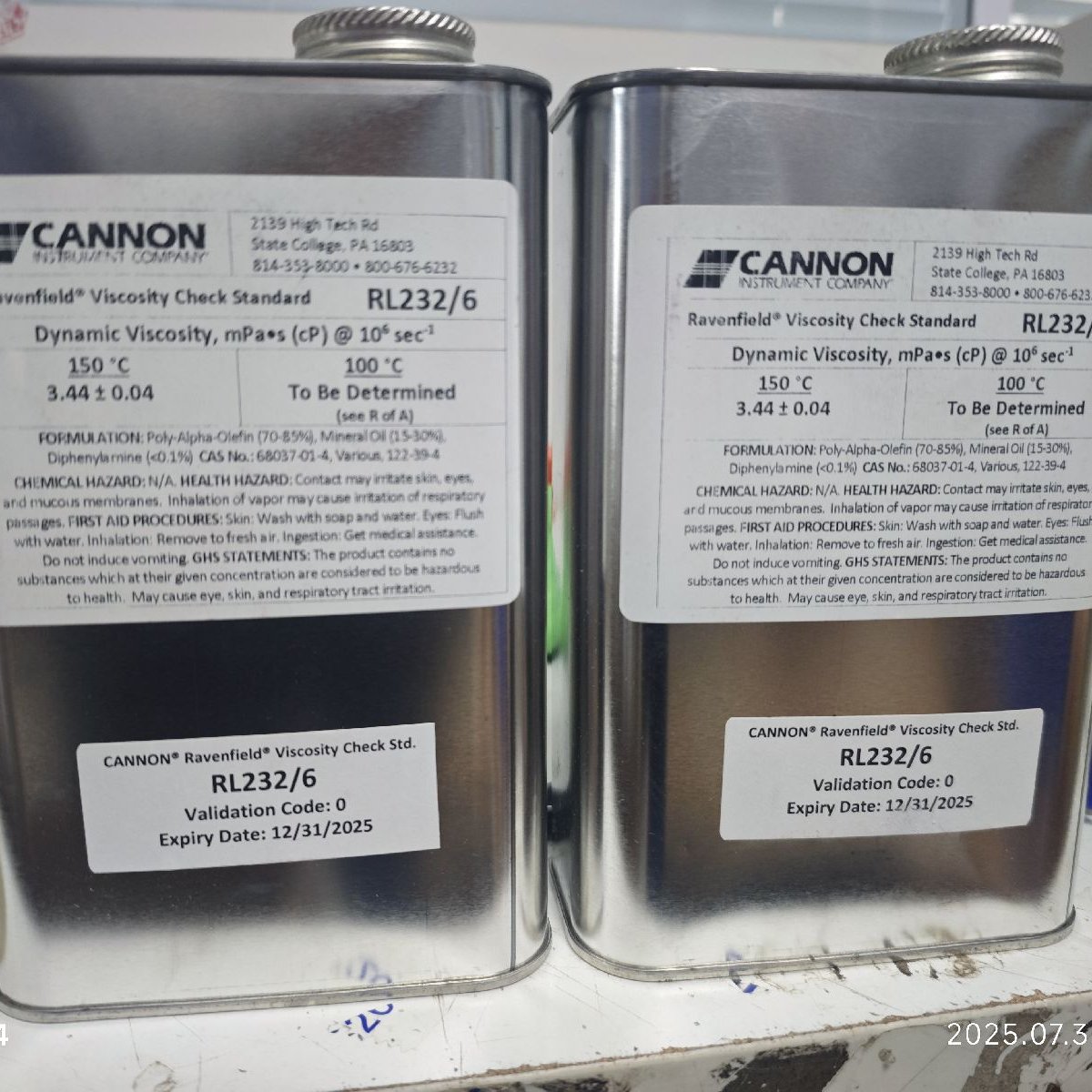 Cannon ¸߼ R-600 Viscosity Standard9727-P45